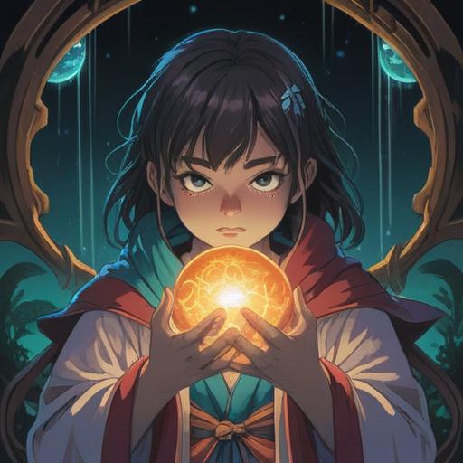 A serene illustration depicting the spiritual signs of tendinitis, gentle hands cradling a glowing energy orb, ethereal light radiating, symbolizing healing and balance, nature elements surrounding, calming colors, peaceful atmosphere, intricate details, 4k