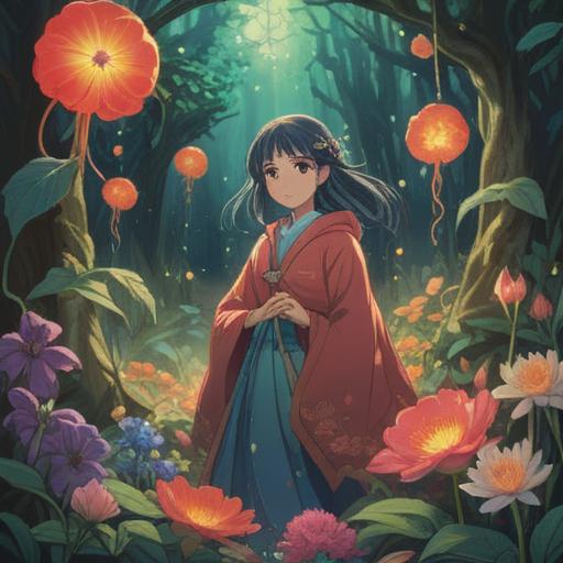 A serene illustration depicting a person surrounded by soft light and ethereal energy, symbolizing transformation and growth, gentle nature elements like flowers and flowing water, a feeling of tranquility and positivity, vibrant aura representing inner beauty, uplifting atmosphere, 4k