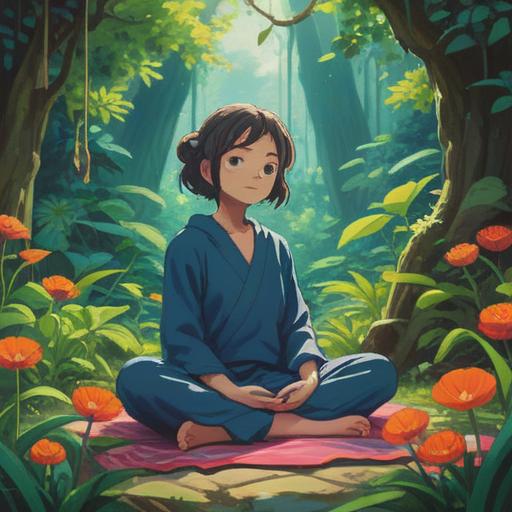 A serene and uplifting scene representing the spiritual meaning of wanting to be beautiful, a person meditating in a lush garden, surrounded by blooming flowers and shimmering sunlight, ethereal aura radiating from the individual, conveying inner peace and self-love, colorful butterflies fluttering, dreamlike atmosphere, 4k