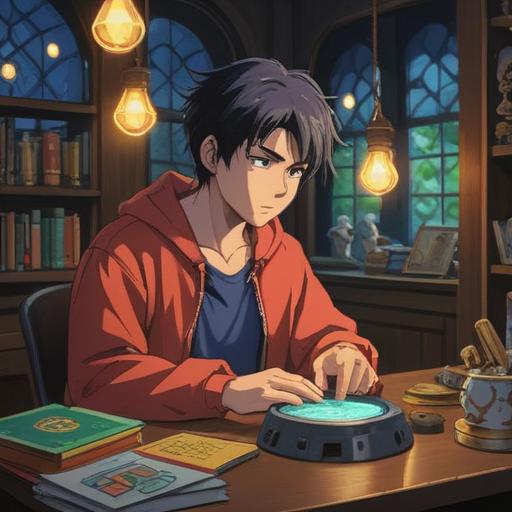 A thoughtful scene of a person carefully choosing a watch, surrounded by soft lighting, signs of spirituality in the background, such as subtle symbols and warm, guiding colors, showcasing an atmosphere of intuition, mindfulness, and reflection, intricate details on the watch displays, a calm and serene expression on the person's face, harmonious setting, 4k