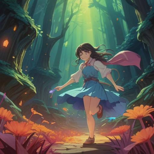 A serene scene depicting a person with arms down, symbolizing surrender and acceptance, soft ethereal light illuminating their figure, surrounded by gentle nature, vibrant greenery, a peaceful aura, calm expression on their face, spiritual symbols subtly integrated, warm and inviting atmosphere, conveying positive energy and transformation, 4k