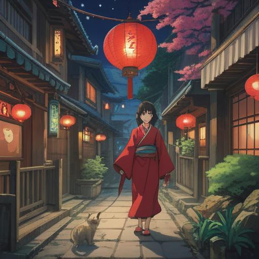 A serene lifestyle scene, incorporating the energy of Rokuyo, harmonious blend of traditional Japanese elements, symbolic representations of each Rokuyo day, vibrant colors reflecting seasonal changes, calming atmosphere, daily activities influenced by Rokuyo, cultural significance, detailed background with nature elements, 4k