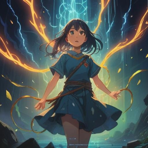 A mystical representation of spiritual signs indicated by electrical leakage, ethereal light shimmering through the air, symbols of hope surrounding the leak, serene environment with nature elements, soothing colors, vibrant energy flowing from the leakage, interconnectedness of spirit and nature, surreal atmosphere, deep meaning depicted in visual form, 4k