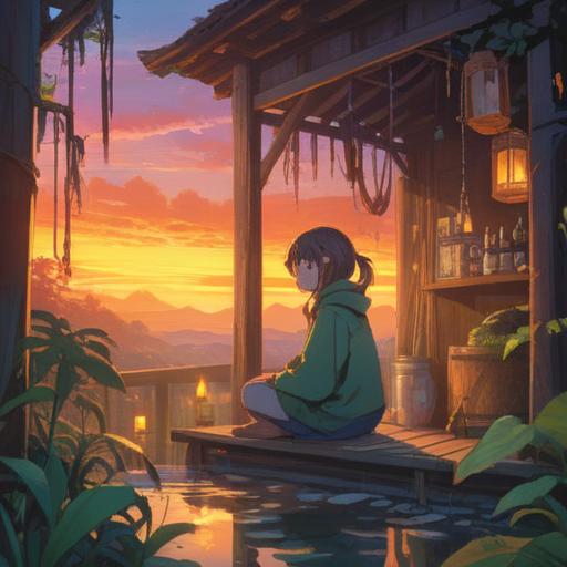 A soothing and calming illustration depicting a person sitting in a serene environment, surrounded by soft, warm light, reflecting on their feelings of anxiety and vulnerability, gentle expressions, comforting elements like a cozy chair and a cup of tea, a peaceful nature scene outside a window, subtle hints of electrical symbols to represent fear of electric shocks, conveying emotional support and self-care, 4k