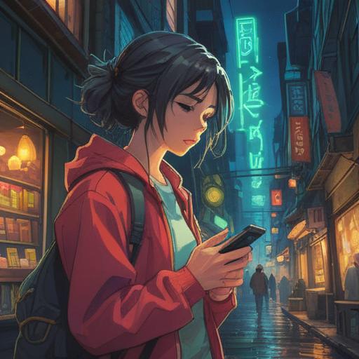 A serene scene depicting a person receiving a text message from their partner, glowing phone screen, ethereal light surrounding the phone, symbols of connection and love, a mystical aura representing spiritual significance, calming colors, gentle expressions, soft focus on the background, emphasizing the emotional impact, peaceful atmosphere, 4k