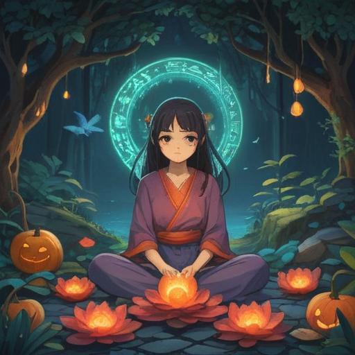 A serene image depicting spiritual signs of love luck during a challenging time, ethereal symbols glowing softly in a tranquil setting, a person meditating surrounded by gentle light, nature elements like flowers and butterflies, calming colors, mystical atmosphere, hopeful feelings, symbolic representations of love and guidance, 4k