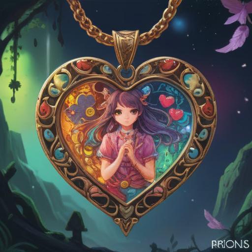 A whimsical illustration of a lucky charm for love, a heart-shaped pendant glimmering with vibrant colors, surrounded by symbols of affection like roses and love letters, set against a dreamy, pastel-colored background, ethereal lighting, enchanting atmosphere, magical vibes, 4k