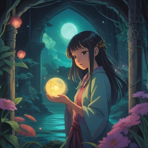 A mystical illustration depicting spiritual signs to watch for during times when one does not want to pursue love, ethereal symbols in a tranquil setting, a shadowy figure contemplating under a moonlit sky, intricate details of nature surrounding, a serene yet introspective atmosphere, capturing the essence of emotional hesitation, 4k