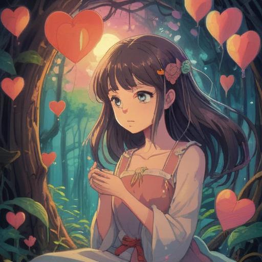 A serene abstract illustration representing the loss of interest in love, subtle spiritual symbols like fading hearts, soft ethereal colors, a figure contemplating in a dreamlike landscape, gentle waves suggesting emotional upheaval, hints of light and shadow portraying inner conflict, 4k