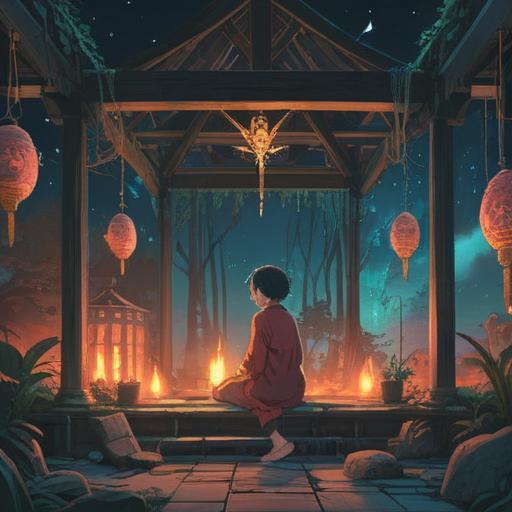 A thought-provoking illustration depicting spiritual signs when avoiding love, symbols of hesitation and caution, a person contemplating in a serene environment, ethereal elements around them, soft light filtering through trees, visual metaphors representing intuition and awareness, delicate colors, reflective mood, 4k