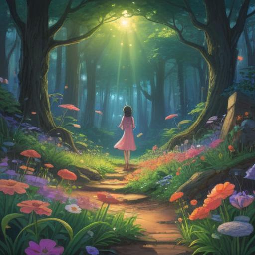 A mystical scene depicting spiritual signs of love manifesting, ethereal light beams shining down, a serene landscape with blooming flowers, gentle whispers of wind, an enchanting sunset creating a warm glow, symbols of love like hearts and doves present in the atmosphere, whimsical and dreamlike elements, harmonious energy surrounding the scene, 4k