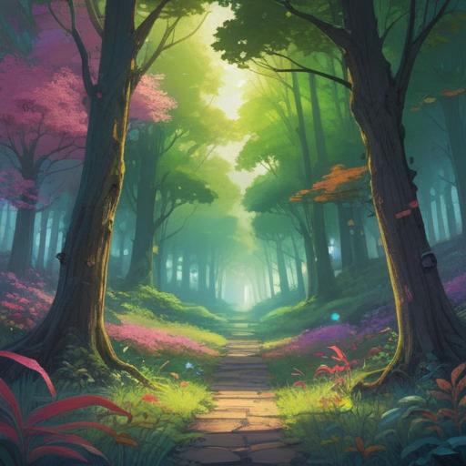 A serene landscape, a gentle breeze rustling through the trees, subtle hints of energy swirling in the air, an ethereal glow surrounding a figure standing in contemplation, clouds reflected in a tranquil lake, soft light illuminating the scene, a sense of awakening and awareness, nature's signs guiding the spirit, 4k