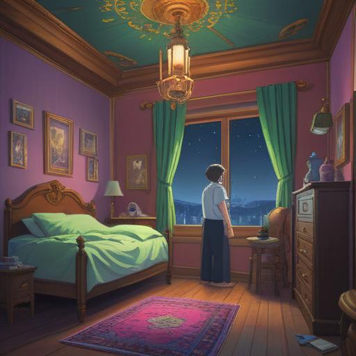 A serene and peaceful scene depicting a person standing by the bedside of a loved one nearing the end of their life, gentle light illuminating the room, ethereal presence symbolizing spiritual guides, warm feelings of love and connection, soft expressions conveying comfort and understanding, tranquil atmosphere suggesting a positive spiritual transition, 4k