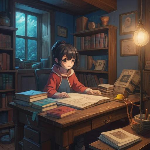 A visually appealing concept of gathering various elements together, diverse objects arranged in a harmonious manner, a desk filled with books, papers, and digital devices, a clear representation of organization and synthesis, warm lighting, inviting atmosphere, clarity and focus, 4k