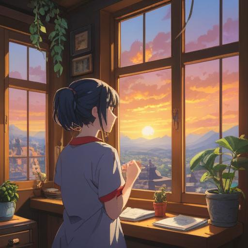 A visually inspiring scene of a person discovering a lucky charm, bright sunlight filtering through a window, soft focus on a small talisman, a feeling of hope and resilience, cozy room filled with healing plants and warm colors, gentle emotions radiating, uplifting atmosphere, 4k