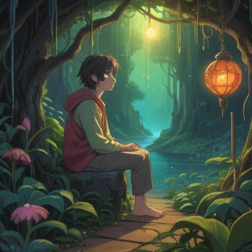 A spiritual interpretation of eviction, depicting a person contemplating their new beginnings, ethereal light surrounding them, symbols of growth and transformation, serene atmosphere, blending urban and natural elements, reflective expression, emphasis on resilience and hope, 4k