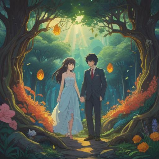 A serene and uplifting illustration conveying the spiritual significance of divorce, bright and warm colors, representation of renewal and personal growth, symbols of freedom and new beginnings, abstract elements like butterflies and blooming flowers, gentle light illuminating the scene, a tranquil figure embracing change, harmonious composition, 4k