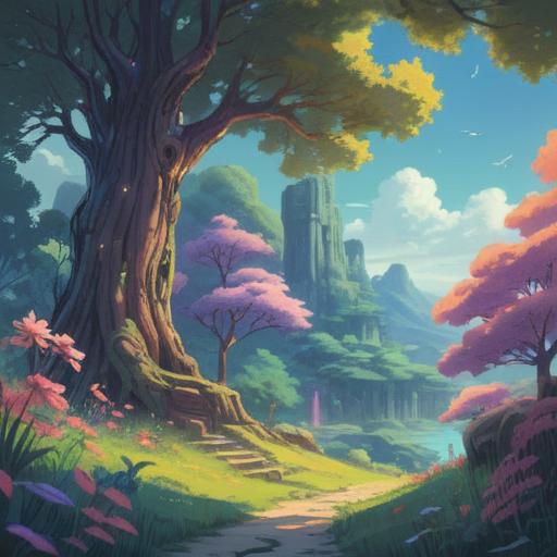 A serene and calming illustration representing the spiritual use of numbers for emotional reset, ethereal ambiance, soft pastel colors, a tranquil landscape with flowing water and lush greenery, celestial symbols integrated into the scenery, gentle light illuminating the scene, a person meditating amidst nature, harmonious feeling of balance and peace, 4k