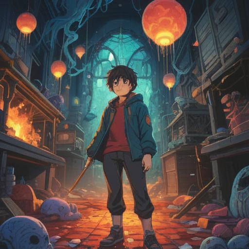 A surreal illustration depicting a person surrounded by chaotic emotions, symbols of frustration manifesting in the background, ethereal light illuminating the scene, a sense of unease and introspection, metaphysical elements symbolizing spiritual warnings, intricate details showcasing emotional turmoil, vibrant yet contrasting colors, dreamlike atmosphere, 4k