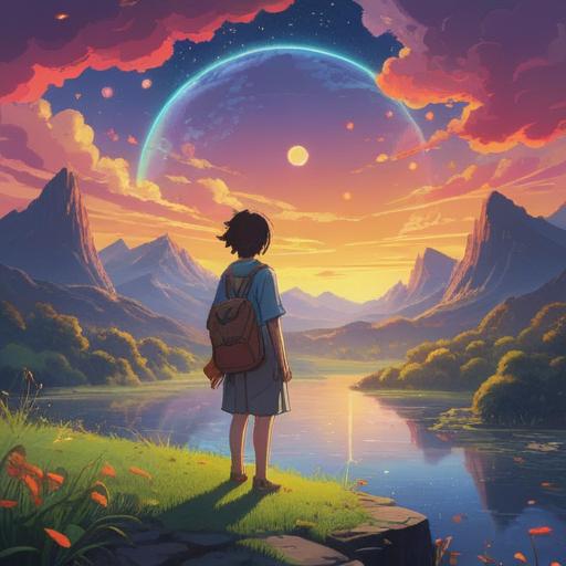 A serene and enlightening scene, soft glowing light, ethereal symbols in the air, diverse individuals receiving spiritual signs, peaceful nature backdrop, harmonious colors, connection with the universe, uplifting atmosphere, spiritual awakening, 4k