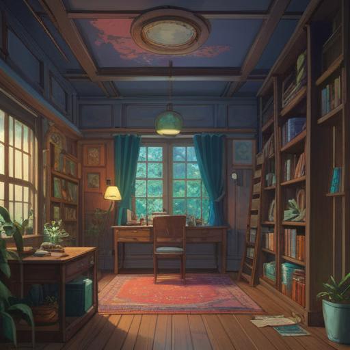 A peaceful and serene setting, a tranquil room filled with soft light, subtle signs of discomfort, ethereal glow indicating spiritual warnings, gentle shadows on the wall, a feeling of unease despite the calmness, intricate details of the environment, harmonious colors blending together, mystical elements subtly integrated, 4k