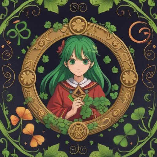 A whimsical illustration of lucky symbols for adoption consideration, featuring a four-leaf clover, a horseshoe, and a wishbone, arranged playfully on a wooden table, warm sunlight streaming through a window, soft shadows, inviting and hopeful atmosphere, gentle colors, 4k