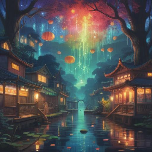 A mystical representation of the spirit realm, ethereal beings floating amidst shimmering lights, serene landscapes blending with surreal elements, a vibrant aura symbolizing spiritual connection, various shades of blue and purple, intricate details of spiritual symbols, dreamlike atmosphere, soft wisps of energy intertwining, 4k