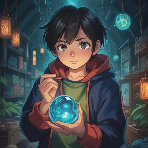 A thoughtful illustration depicting a person holding a lucky item while feeling distant from friends, the item glowing softly in their hand, melancholic expression, contrasting soft colors in the background, symbolizing the warmth of friendship fading away, detailed surroundings evoking a sense of solitude, gentle light illuminating the scene, emotional depth, 4k