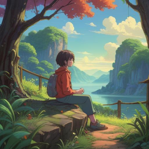 A serene, introspective scene depicting a person sitting alone in a peaceful natural setting, surrounded by soft light and gentle colors, embodying solitude as a sign of personal growth, emphasizing self-reflection and spiritual awakening, with subtle symbols of transformation in the background, conveying a sense of calm and empowerment, 4k