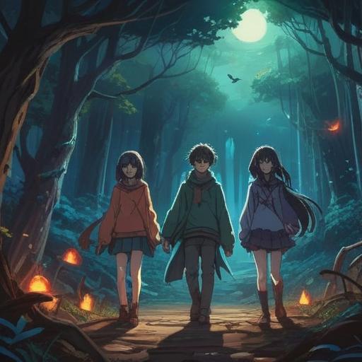 A spiritual representation of negative signs appearing when one feels reluctant to meet friends, dark mystical aura, shadowy figures in the background, swirling energy patterns, ethereal elements, emotional contrast, vivid symbolism, surreal atmosphere, 4k