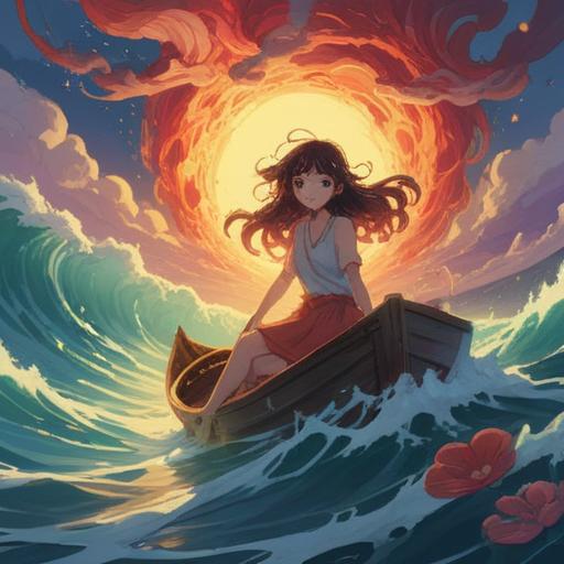 A spiritual scene depicting a friend drifting away, ethereal light enveloping the figure, soft waves of energy symbolizing emotional distance, a serene landscape in the background, gentle colors reflecting sadness and acceptance, symbols of friendship fading into the horizon, an aura of transformation and growth, 4k