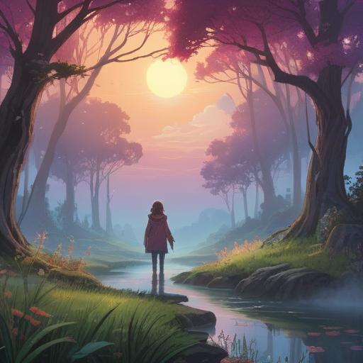 A spiritual illustration depicting a distant connection, ethereal light connecting two silhouettes, soft mist surrounding them, serene landscape with subtle hints of nature, warm and cool color balance, emotional depth, symbolism of unfulfilled promises, tranquil atmosphere, meaningful distance, 4k