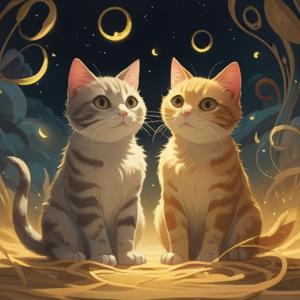 野良猫2匹が現れた時のスピリチュアルな意味を解説