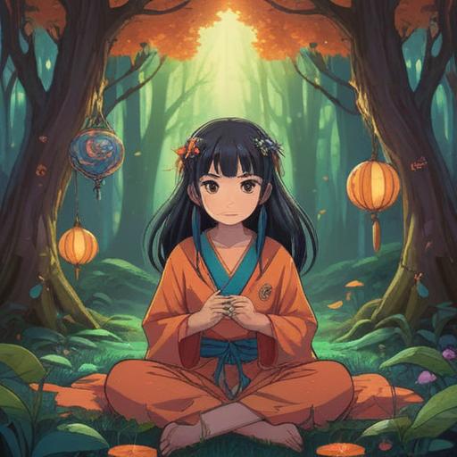 A serene illustration of a lucky charm representing inner peace, showcasing various designs of charms that symbolize tranquility, surrounded by a calm natural landscape, gentle sunlight filtering through trees, soft pastel colors, harmonious composition, intricate details on each charm, soothing atmosphere, 4k