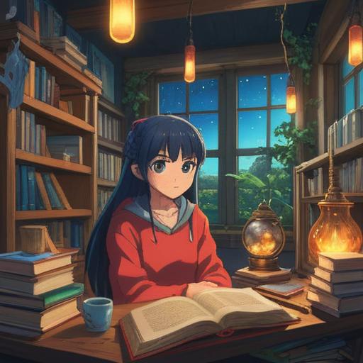 A visually appealing illustration that captures the essence of summary, diverse collection of objects representing various topics, central figure organizing information, books, charts, and notes scattered around, clear and concise presentation, harmonious colors, inviting atmosphere, 4k resolution