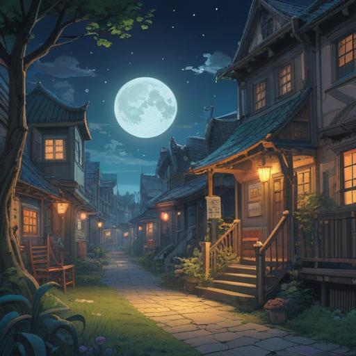 A whimsical scene depicting a lucky charm after someone sneezed at midnight, illuminated by soft moonlight, a small, colorful trinket with sparkles, surrounded by a serene night setting with twinkling stars, gentle shadows, a cozy atmosphere, detailed textures, magical aura, 4k