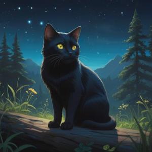 夜に黒猫が現れる時のスピリチュアルな意味を解説