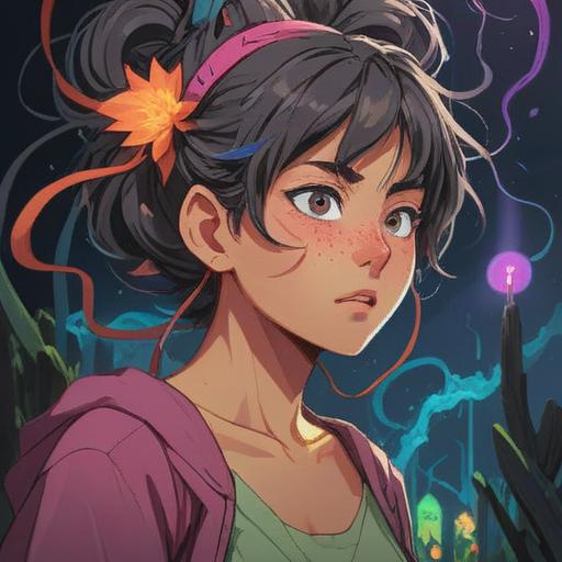 An illustration depicting a person experiencing an itchy right ear, symbolizing shifts in luck and energy flow, serene expression, vibrant aura surrounding the ear, soft pastel colors, mystical elements, subtle winds blowing, indicating changing fortunes, enchanting atmosphere, detailed environment, 4k