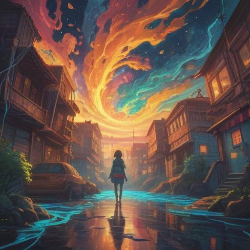 A spiritual scene depicting the light sensation of dizziness as a positive sign, ethereal swirling colors, radiant energy flows, connection to higher consciousness, gentle aura surrounding a meditative figure, harmonious balance of nature, serene atmosphere, awakening of intuition, 4k