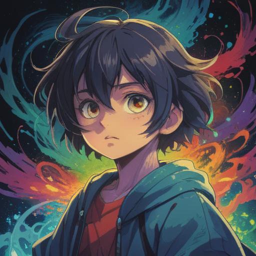 A strong-eyed person conveying deep spiritual energy, intense gaze, captivating presence, aura of wisdom and intuition, emphasizing emotional and spiritual connection, dramatic lighting highlighting their eyes, mystical background elements, serene yet powerful atmosphere, 4k