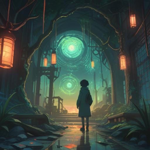 A captivating scene where hidden spiritual signs are revealed within visible imagery, intertwining symbolic elements, ethereal light effects, a serene environment, mystical landscapes, detailed textures, and subtle hints of transcendence, inviting the viewer to explore deeper meanings, enchanting atmosphere, 4k