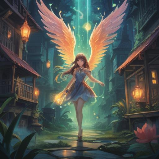 A mystical and spiritual illustration, soft ethereal colors, a serene setting with gentle light, symbolic elements representing protection and guidance, a glowing aura around a person being watched over, nature intertwined with spiritual motifs, a sense of peace and reassurance, 4k