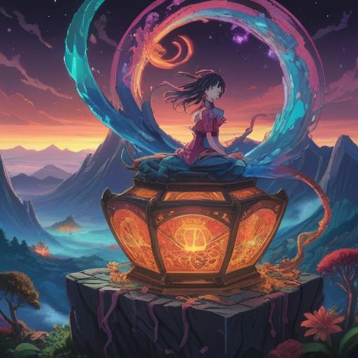 A visually striking illustration of a lucky item that transforms the perception of attention, vibrant colors, a mystical aura surrounding the item, detailed textures showing craftsmanship, elements of good fortune like four-leaf clovers and horseshoes, tranquil background indicating a shift in energy, uplifting atmosphere, enchanting design, 4k