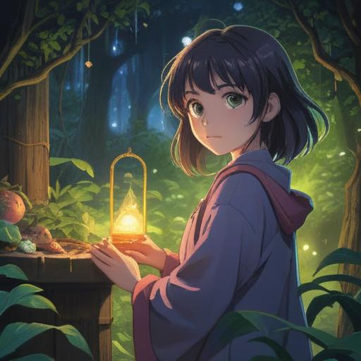 A mystical scene depicting a person with slightly swollen eyes, ethereal glow surrounding them, serene expression, presence of soft, radiant light, symbolizing spiritual awakening, gentle colors blending harmoniously, peaceful nature setting, hint of metaphysical elements, calm and tranquil atmosphere, 4k