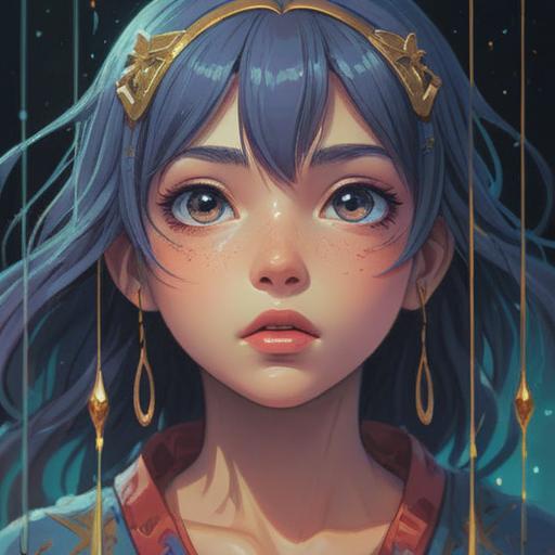 A spiritual illustration depicting drooping eyelids as a warning sign, ethereal light, soft focus, mystical symbols in the background, calm and reflective atmosphere, subtle color palette, elements of intuition and awareness, 4k