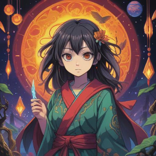 A spiritual lucky item to alleviate eye sagging, featuring soothing colors, intricate designs, and mystical symbols, surrounded by an aura of tranquility, soft light illuminating the item, evoking a sense of calmness and comfort, harmonious composition, high detail