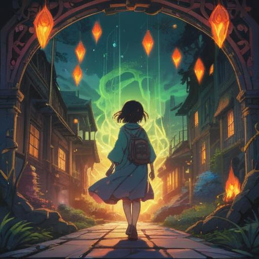 An engaging scene depicting a person radiating spiritual energy, surrounded by glowing symbols, vibrant aura, serene expression, nature in the background, warm sunlight filtering through trees, captivating atmosphere, inviting and positive emotions, 4k