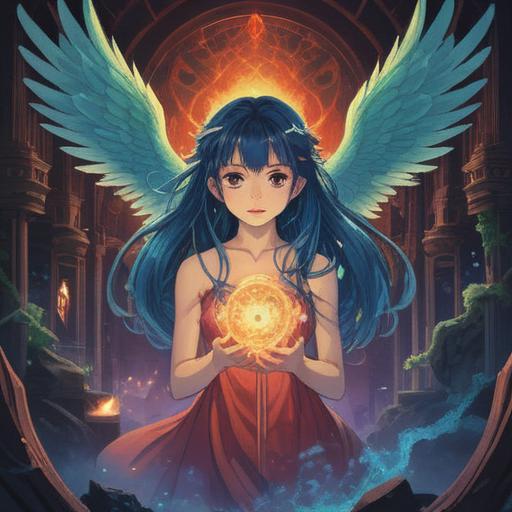 A person with intense, captivating eyes, surrounded by a mystical aura, ethereal light shimmering around them, showcasing spiritual symbols and signs of positivity, an otherworldly atmosphere, deep and intriguing expressions, vibrant colors, harmonious blend of nature and energy, 4k