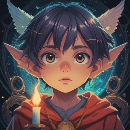 A serene portrait of a person with large eyes, representing spiritual insight, surrounded by ethereal light, mystical aura, deep connection to the universe, soft glow emanating from within, surrounded by celestial elements, tranquil expression, harmony with nature, 4k