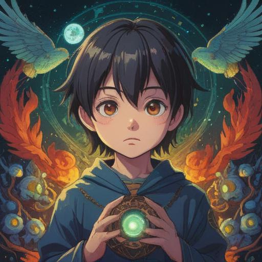 A thought-provoking depiction of spiritual signs related to retinal detachment, symbolic imagery of eyes and visions, ethereal elements representing awareness and insight, a serene landscape with soft light, conveying a sense of urgency and caution, abstract patterns symbolizing disconnect, intricate detail highlighting the importance of perception, soothing color palette, 4k